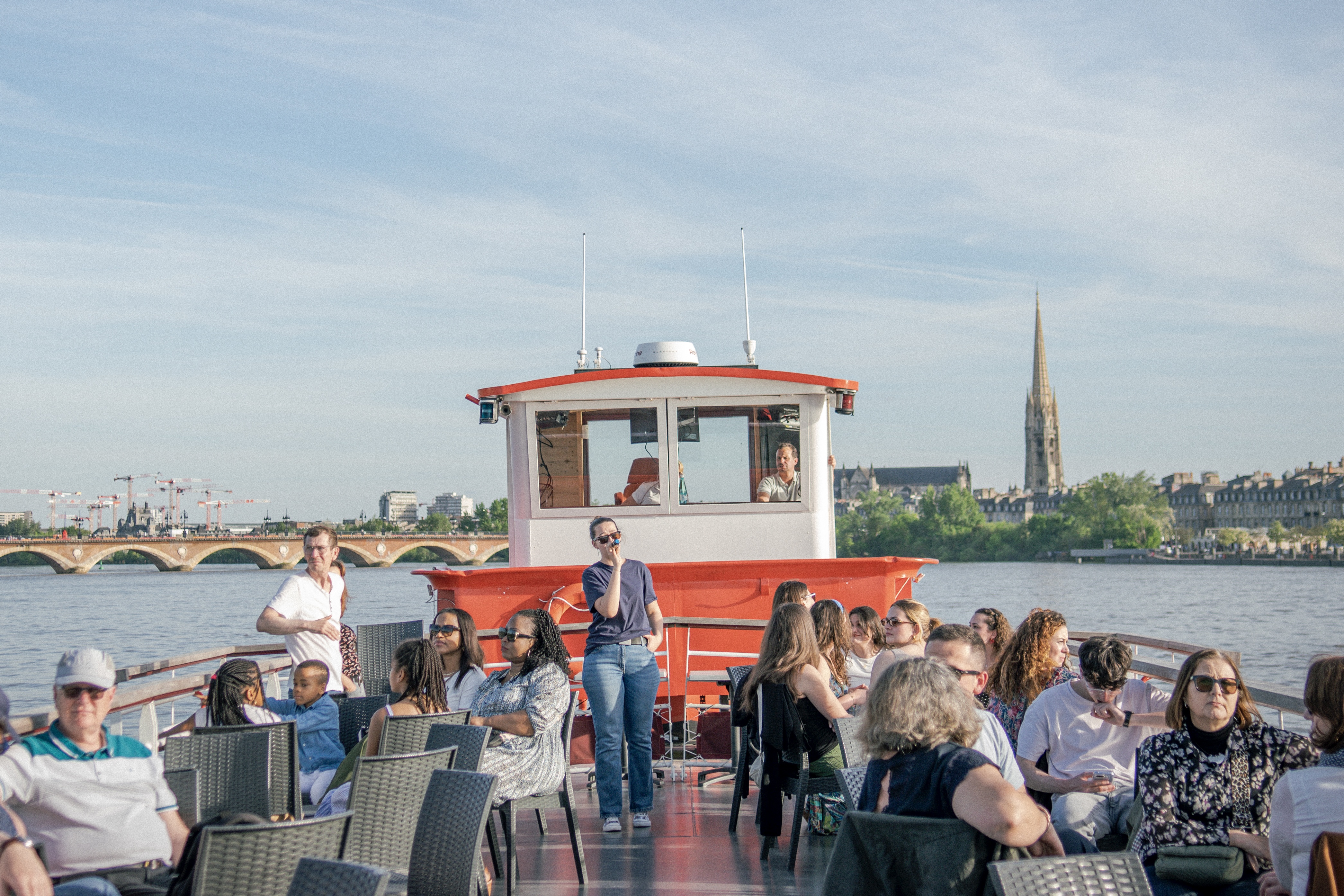 Croisière Apéro à Bordeaux - pont du bateau