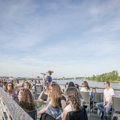 Croisière Apéro à Bordeaux - pont du bateau