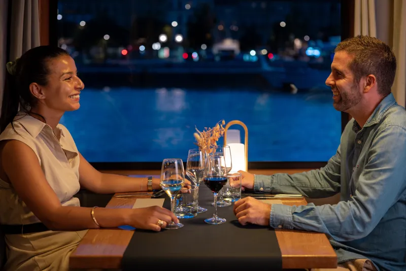 Dîner sur la Garonne