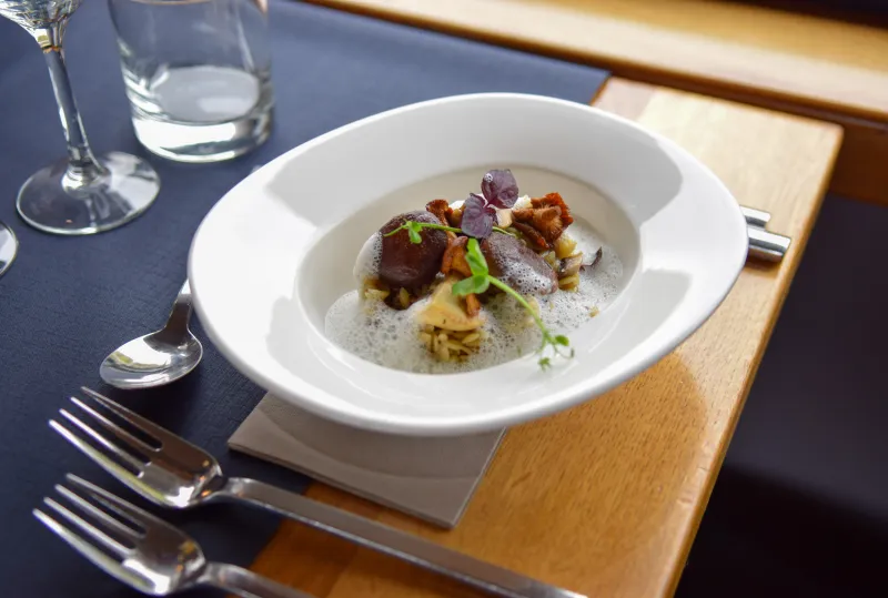 Exemple de plat du menu végétarien 